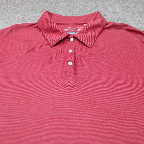 Cutter & Buck Polo Shirt Womens 3XL XXXL Red CBDryTec Pima Cotton/Micro Poly S/S - Picture 4 of 13